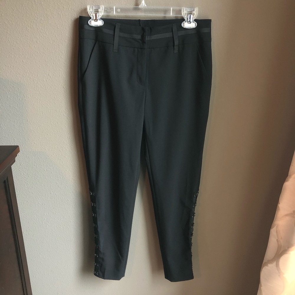 Mackage Collection Black Pants Size 6 Hook Detail